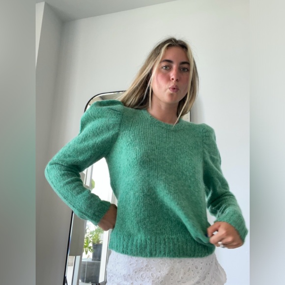 Derek Lam 10 Crosby green wool blend sweater size M - Picture 5 of 10